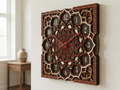 Reloj Mandala Multicapa Cortado con Láser #2 Arte de Pared – Diseño de Reloj Ornamental de 8 Capas | Decoración de Pared 3D | Archivos AI SVG DXF DWG