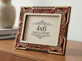 Marco de fotos multicapa cortado con láser #9 - Diseño de marco de 7 capas con soporte | Marco de mesa 3D | Archivos AI SVG DXF DWG