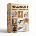 Mega Laser Cutting Files Bundle – 300,000+ Digital Designs