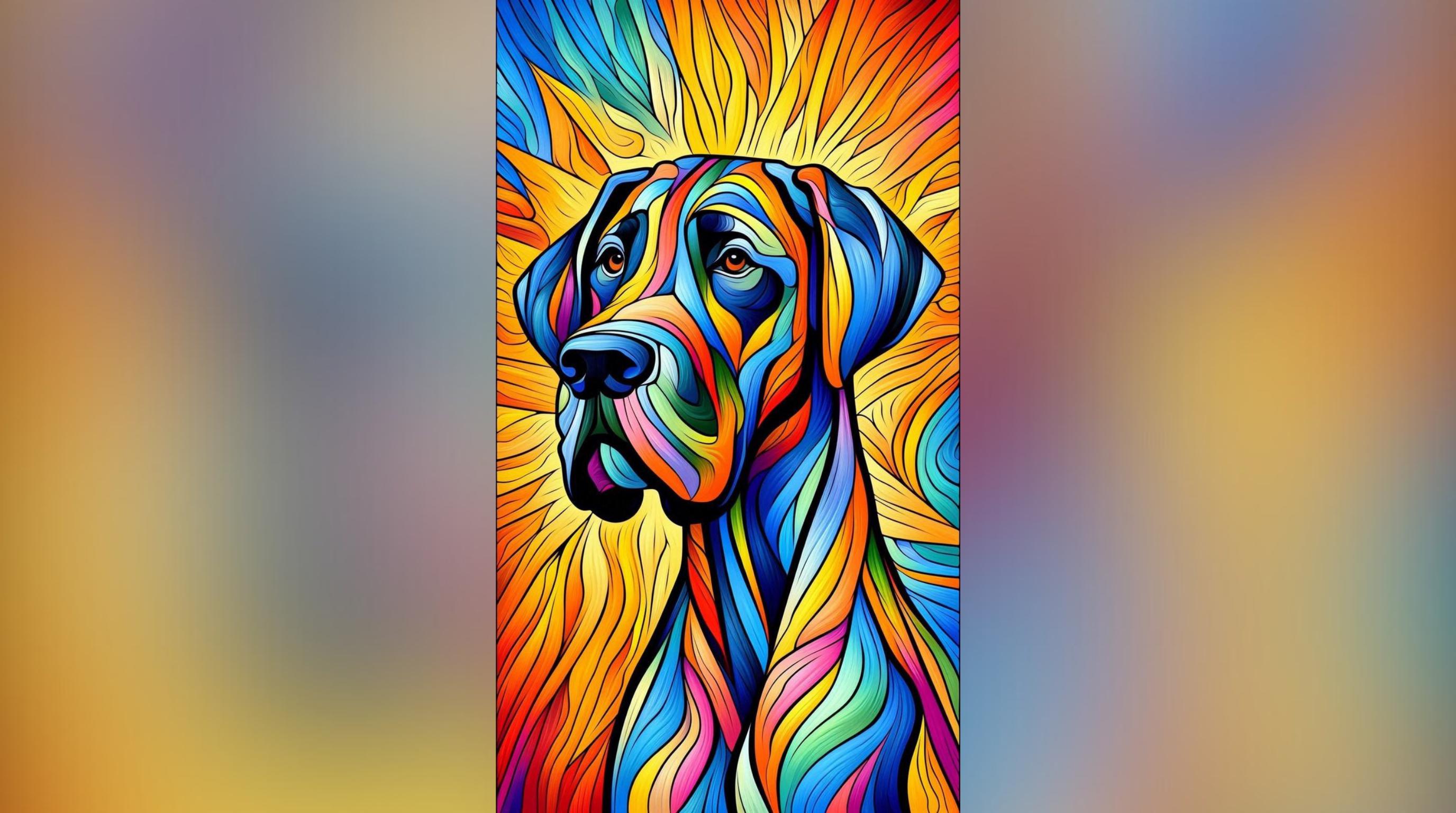 Laser Cut Abstract Wall Art Decor – The Guardian | Black Frame Flow-Line Art | SVG AI DXF dwg Files