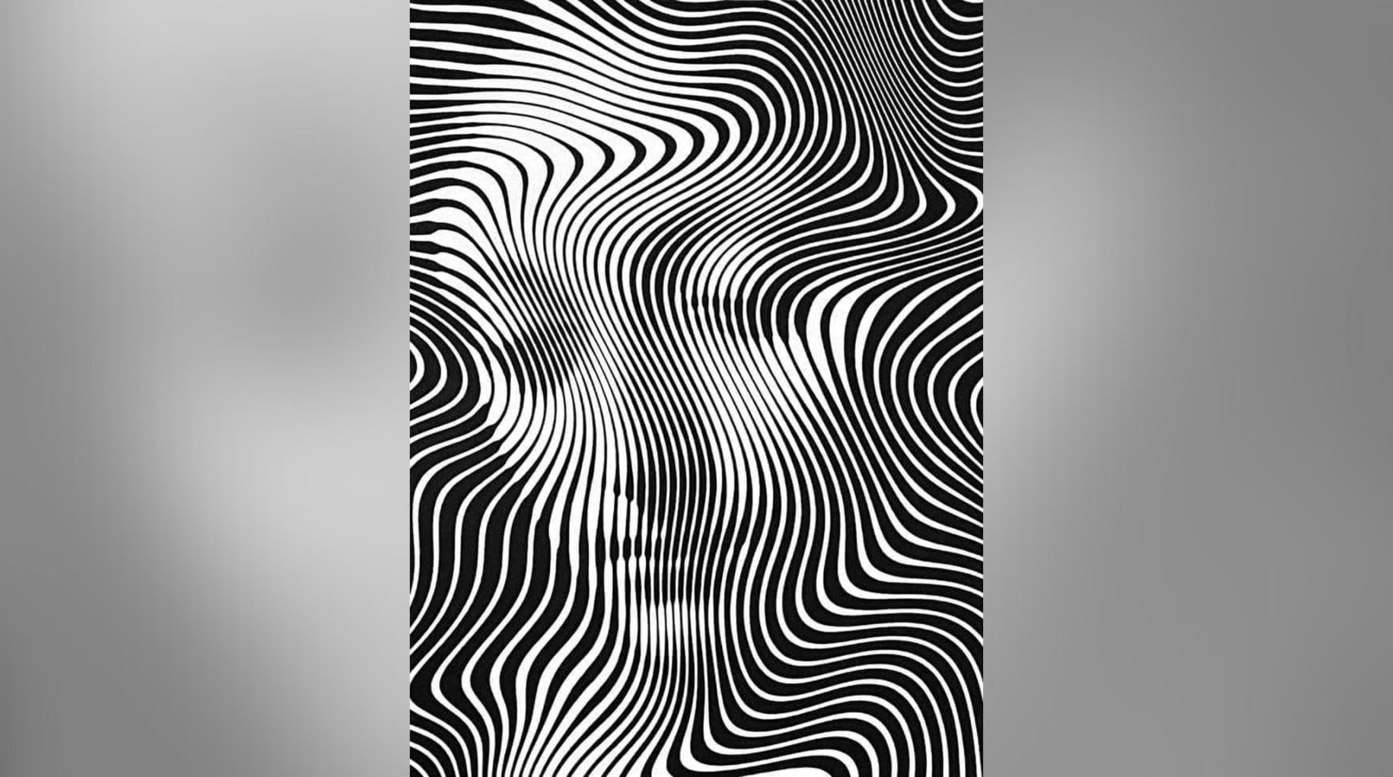 Laser Cut Abstract Wall Art Decor – Undulation | Flow-Line Art Black Frame | SVG AI DXF dwg Files