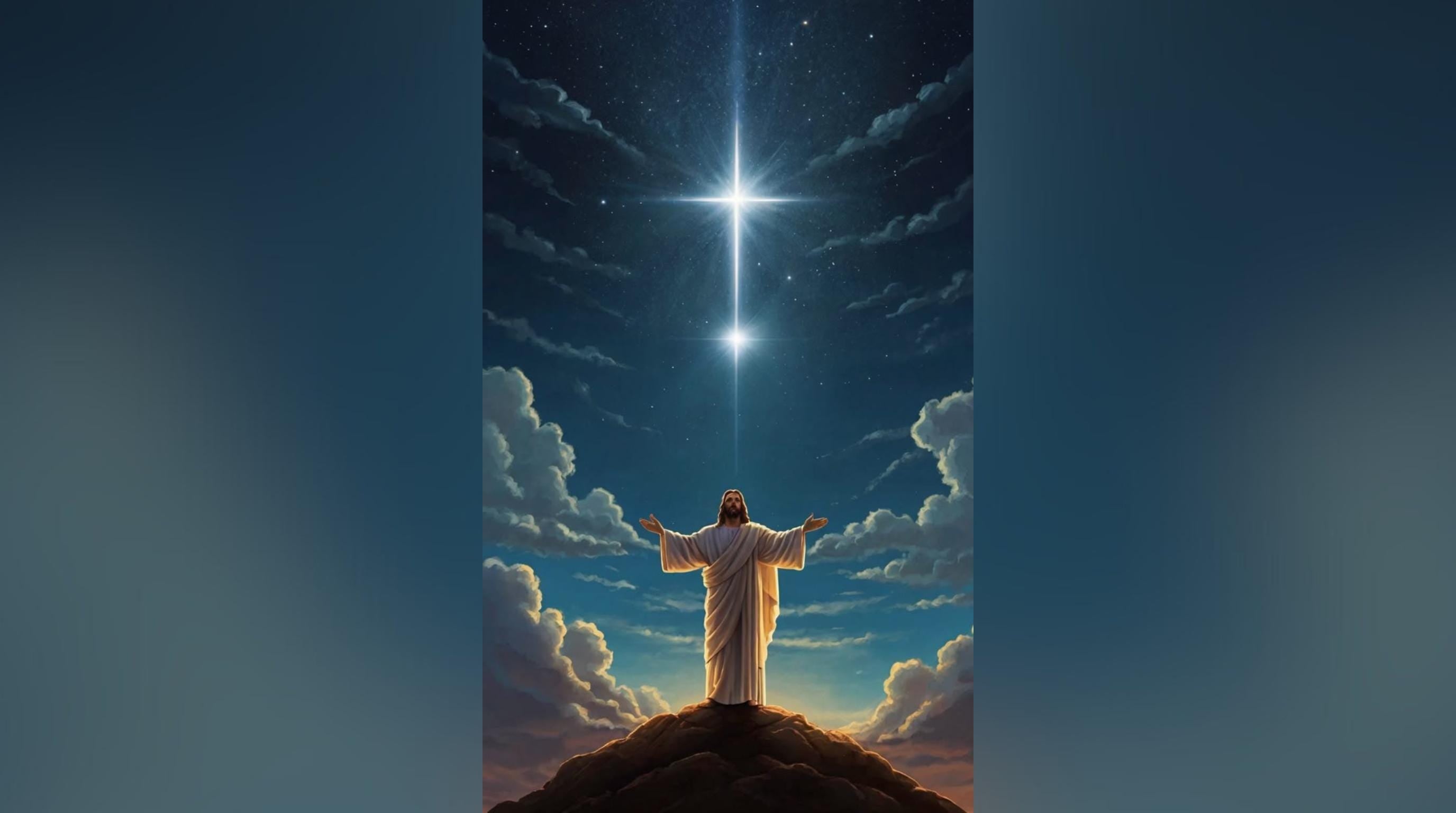 Laser Cut Religious Wall Art Decor Christ Light of the World Black Frame Flow-Line Art | Laser Cut File SVG AI and more