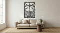 Laser Cut Religious Wall Art Decor Christ Light of the World Black Frame Flow-Line Art | Laser Cut File SVG AI and more