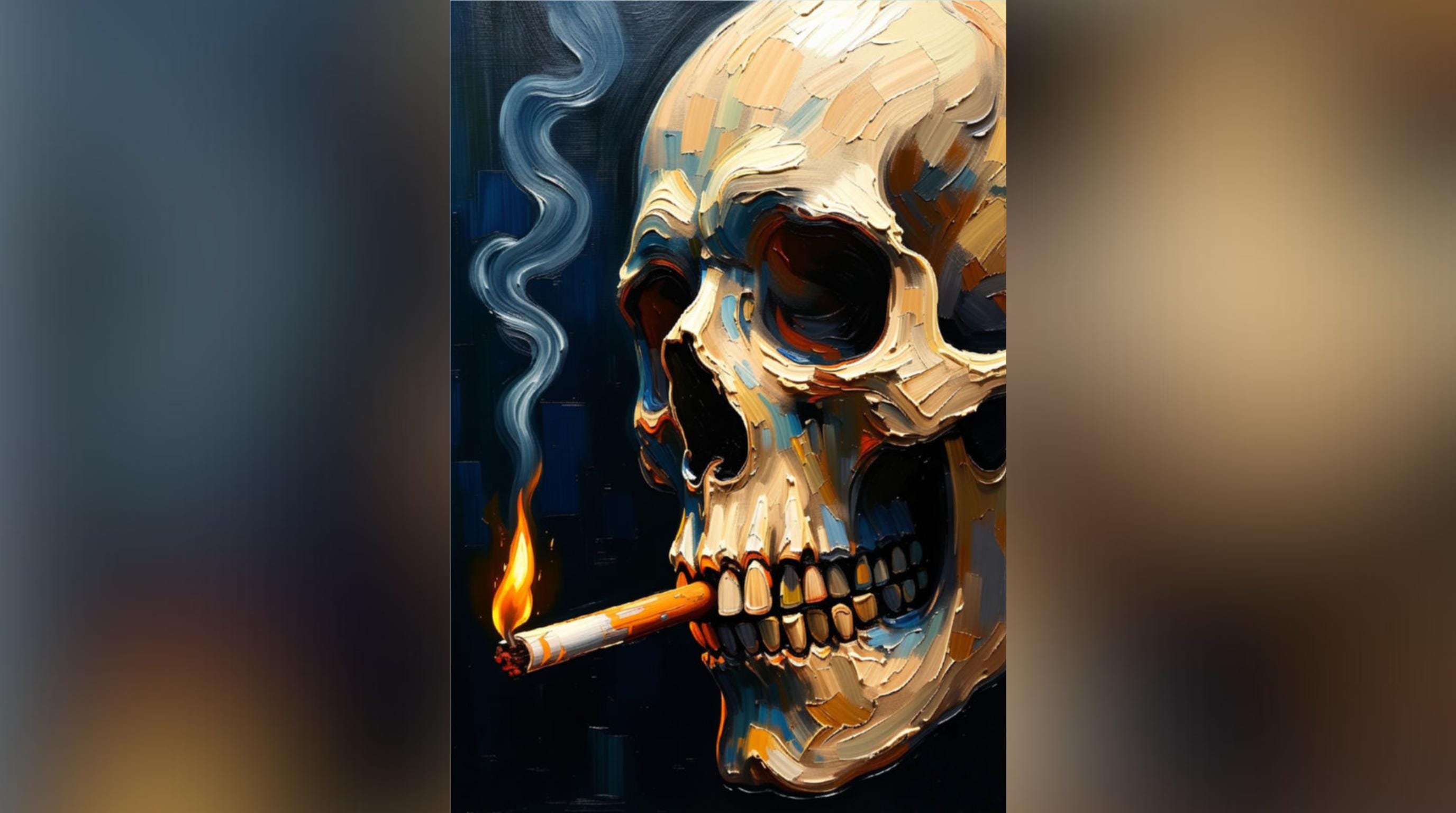Laser Cut Skull Wall Art Decor – Consumed Time | Flow-Line Art with Black Frame | SVG AI DXF dwg Files