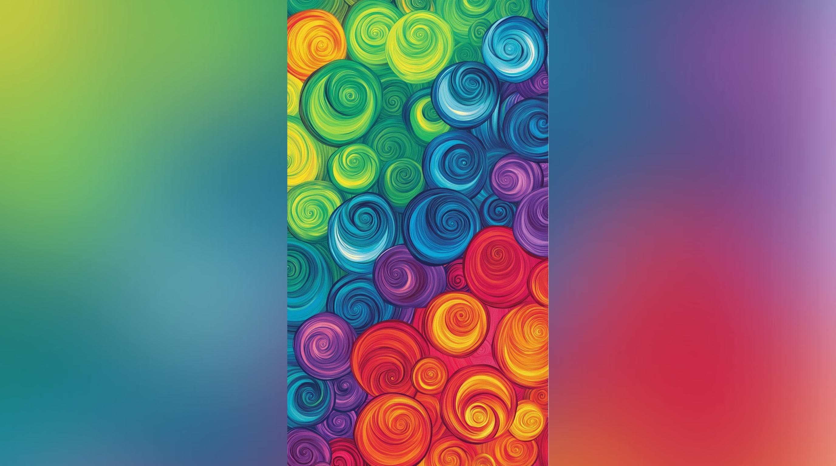 Laser Cut Pattern Wall Art Decor – Spirals | Flow-Line Art Black Frame | SVG AI DXF dwg Files