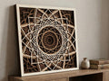Laser Cut Multilayer Mandala 4 Wall Art – 6 Layer Mandala Design | 3D Wall Decor | AI SVG DXF dwg Files